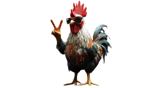 peace rooster